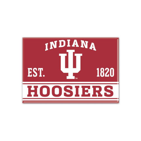Indiana Hoosiers 2.5x3.5" Metal Magnet