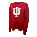 Indiana Hoosiers Women's IU Logo Knit Red Sweater