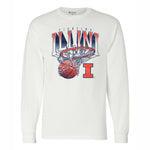 Illinois Fighting Illini Men's Champion Retro Basketball Long-Sleeve T-Shirt