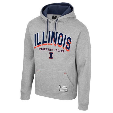 Illinois Fighting Illini Men's Logo Shadow Hoodie