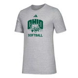 Ohio Bobcats Men's Adidas Softball T-Shirt