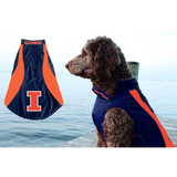 Illinois Fighting Illini Saginaw Fleece Dog Jacket