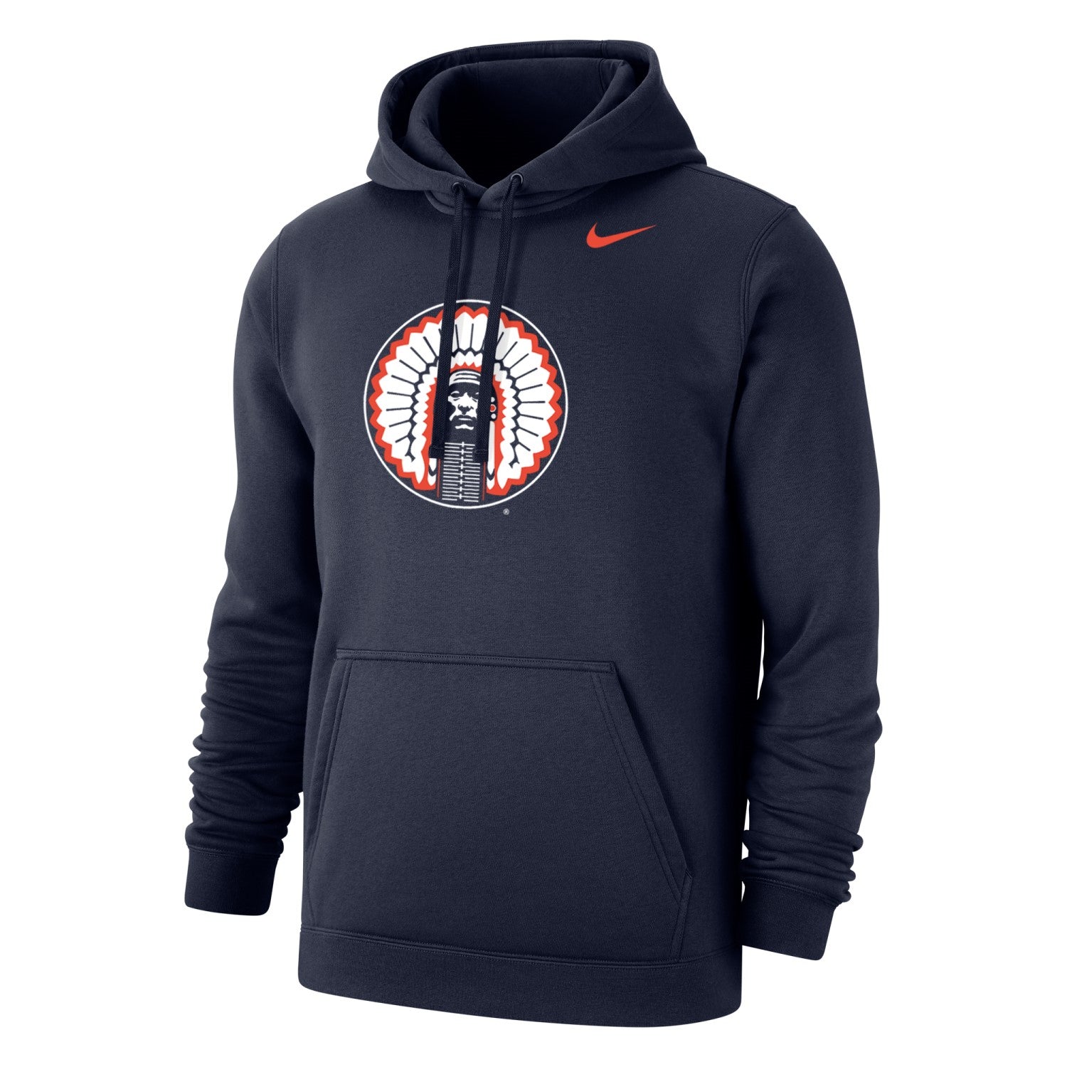 Illinois Fighting Illini Men's Nike Chief Fleece Pullover Hoodie
