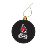 BSU Cardinals Black Ornament