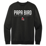 BSU Cardinals Men's Black Papa Bird Crew