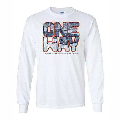 Illinois Fighting Illini One Way Long-Sleeve T-Shirt