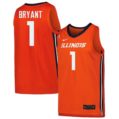 Genesis Bryant Nike Illini Basketball Jersey