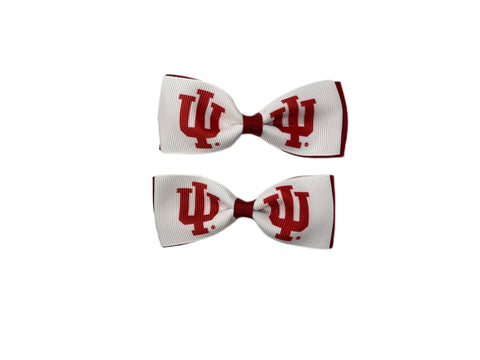 Indiana Hoosiers Bow Pair