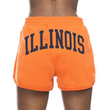 Illinois Fighting Illini Women's Orange Fleece Short