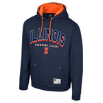 Illinois Fighting Illini Men's Outlined Wordmark Hoodie