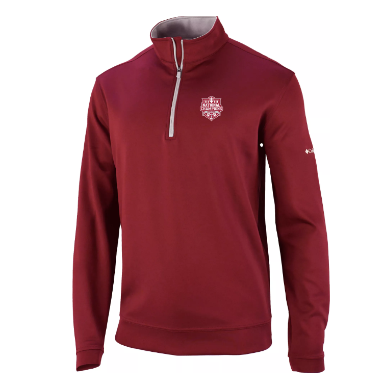 nahoo♪② Indiana Football Quarter-Zip National Champions Red Columbia