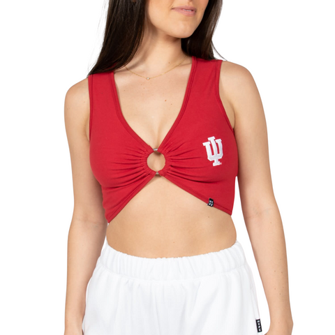 Indiana Hoosiers Hype &amp; Vice Red Ring It Up Top