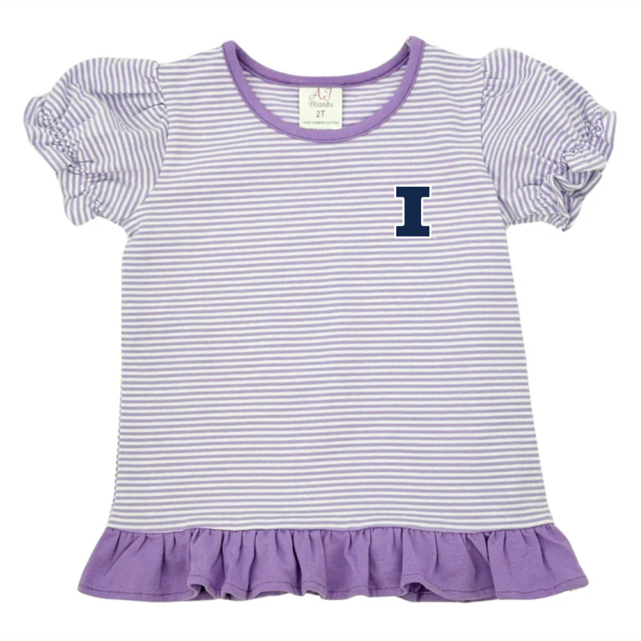 striped pink and purple dress Illinois Dress Toddler Purple Stripe Block I