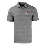 BSU Cardinals Men's Cutter & Buck Forge Eco Double Stripe Polo