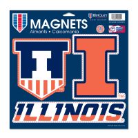 Illinois Fighting Illini Magnet Set