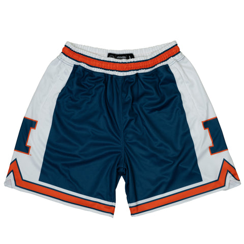 Illinois Fighting Illini Men's Basketball 1996-97 Away Replica Short