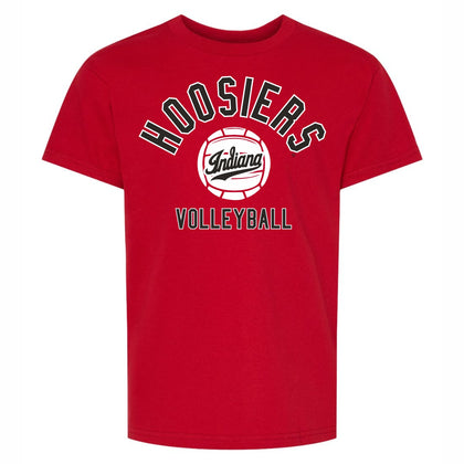 Indiana Hoosiers Youth Script Volleyball T-Shirt