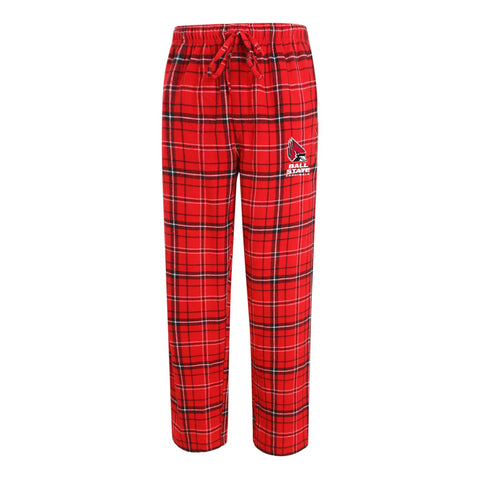 BSU Cardinals Men's Red Flannel Pants