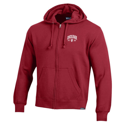 Indiana Hoosiers Men's 1820 Full-Zip Crimson Hoodie