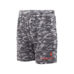 Illinois Fighting Illini Men's Grey Camo Fleece Shorts