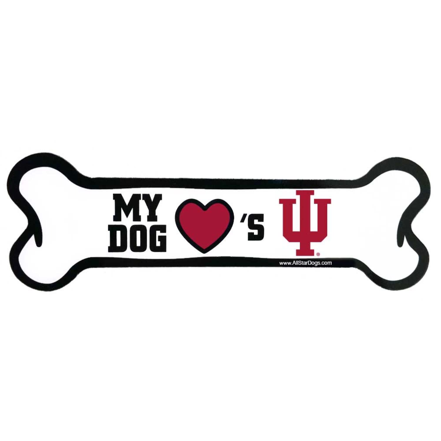I Love My Dog Magnet Imagine This Company I Love My Breed Bone Shaped Pet Magnet; - Import It All Black Dog Car Magnet - Foto 10