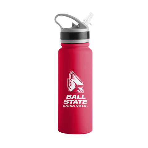 BSU Cardinals 25oz Flip Red Water Bottle