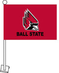 BSU Cardinals Car Flag