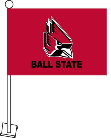 BSU Cardinals Car Flag