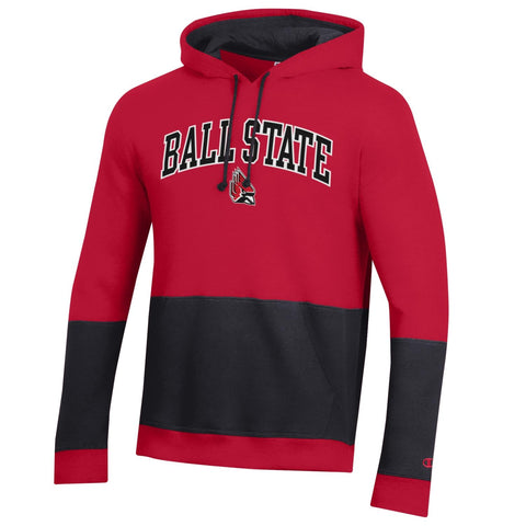 BSU Cardinals Champion Big Stripe Hoodie