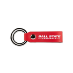 BSU Cardinals Laser Silicon Keychain