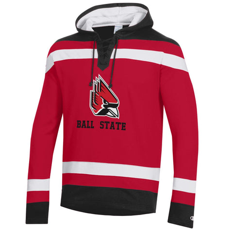 BSU Cardinals Men's Champion 2023 Hockey Hoodie