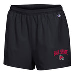 BSU Cardinals Women's Champion Arched Logo Shorts