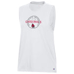 BSU Cardinals Women's Champion Circle White Tank