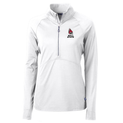 BSU Cardinals Women's Cutter &amp; Buck Adapt Quarter-Zip