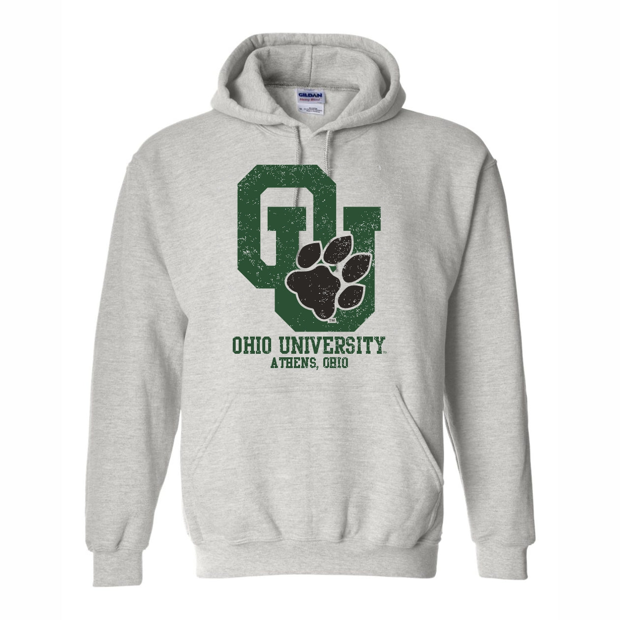 Ohio Bobcats Men's Paw Logo Hoodie โ Gameday Spirit Fanstore