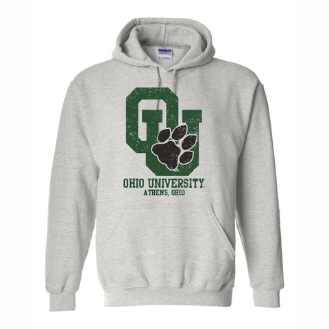 Ohio Bobcats Men's Paw Logo Hoodie