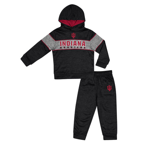 Indiana Hoosiers Boys Toddler Fleece Hoodie Set