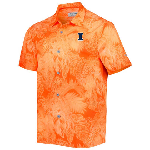 Illinois Fighting Illini Men's Tommy Bahama Lumi Fronds Polo