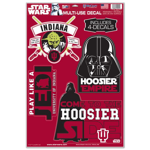 Indiana Hoosiers Star Wars Decal Set
