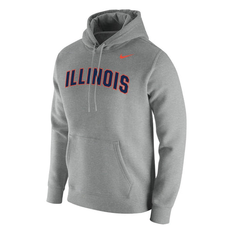 Illinois Fighting Illini Nike College Fleece Pullover Hoodie