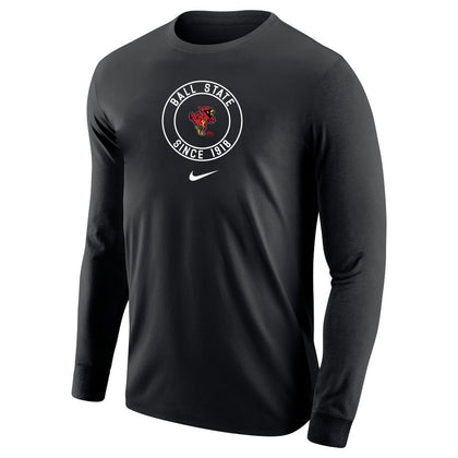 BSU Cardinals Nike Dancin Charlie Long-Sleeve Tee