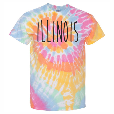 Illinois Fighting Illini Tie Dye Tee