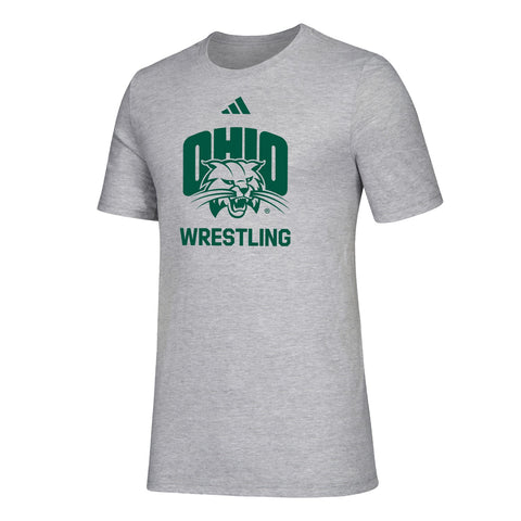 Ohio Bobcats Men's Adidas Wrestling T-Shirt