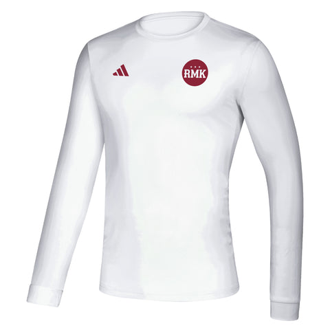 Coach Knight Adidas Shooting Long-Sleeve White T-Shirt – Gameday Spirit ...