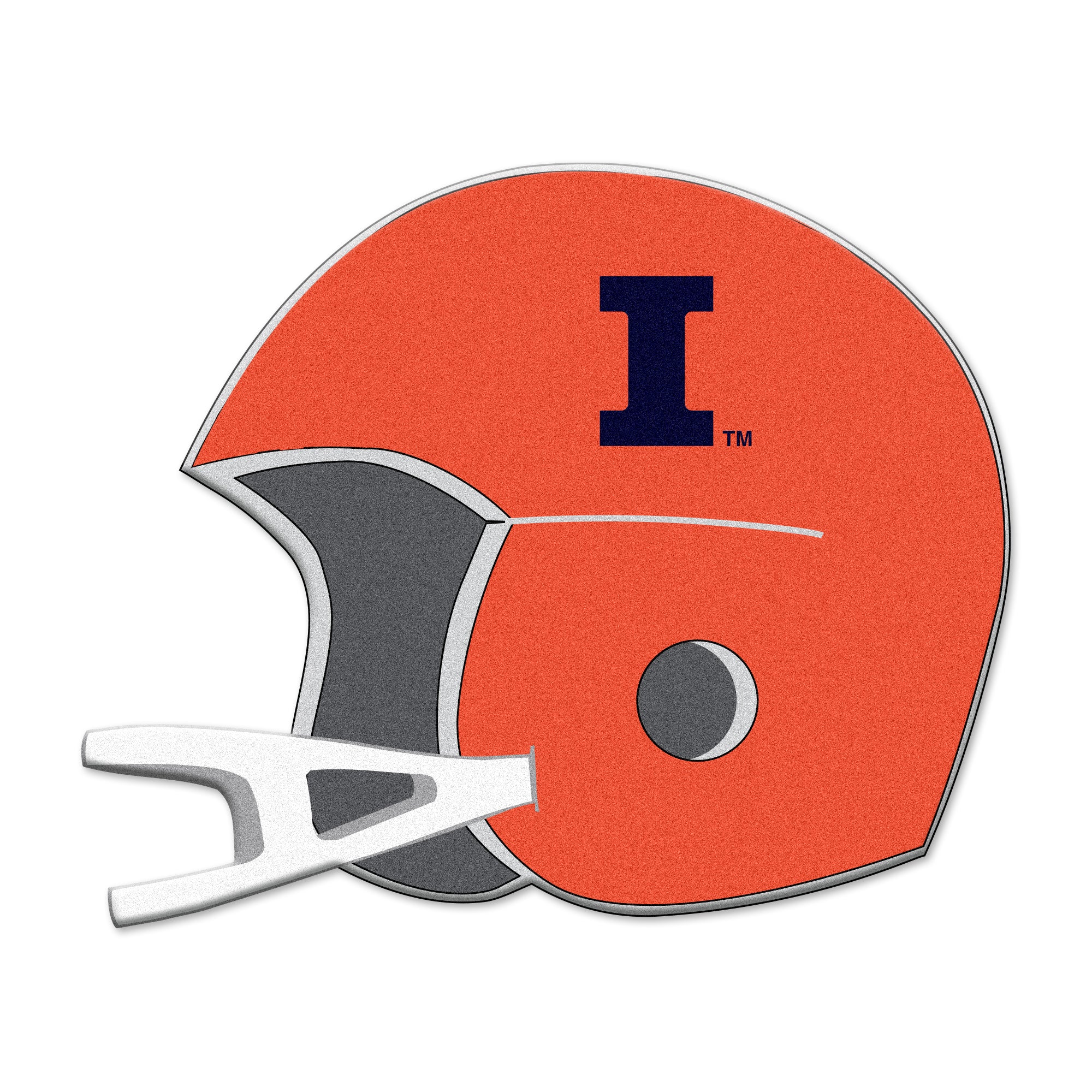 Illinois Foam Football Helmet