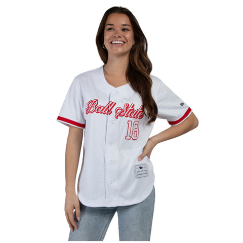 BSU Cardinals Women's Hype &amp; Vice Baseball Jersey