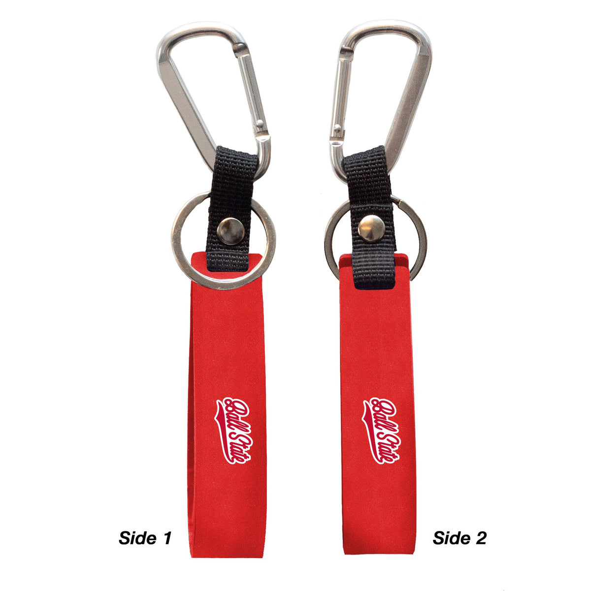 Ball State Keychain Red Silicone – Gameday Spirit Fanstore