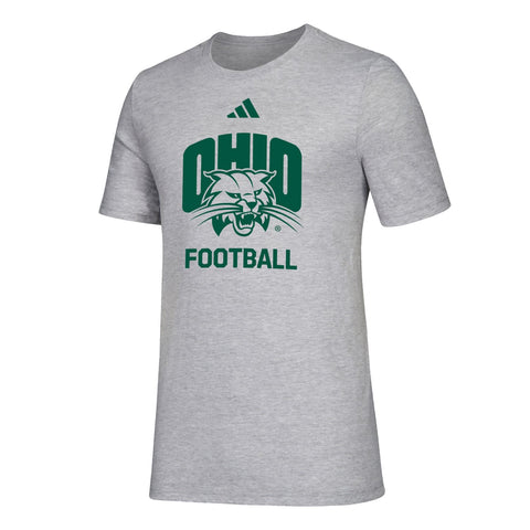 Ohio Bobcats Men's Adidas Football T-Shirt
