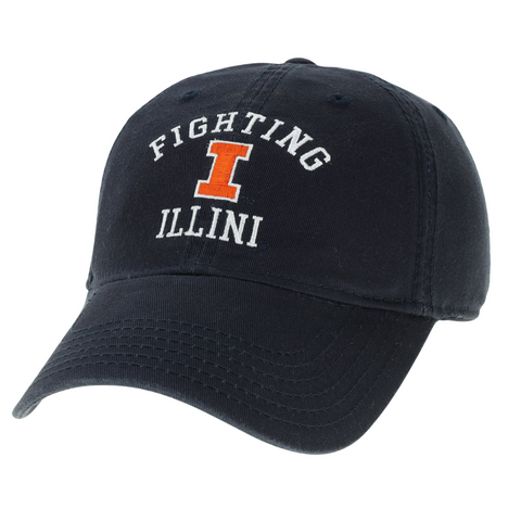 Illinois Fighting Illini Block I Navy Hat
