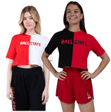 BSU Cardinals Women's Hype &amp; Vice Brandy Cropped T-Shirt